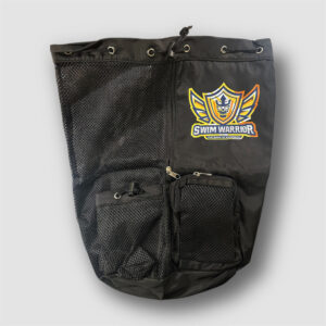 Mesh Drawstring Swim Backpack with Wet Pocket